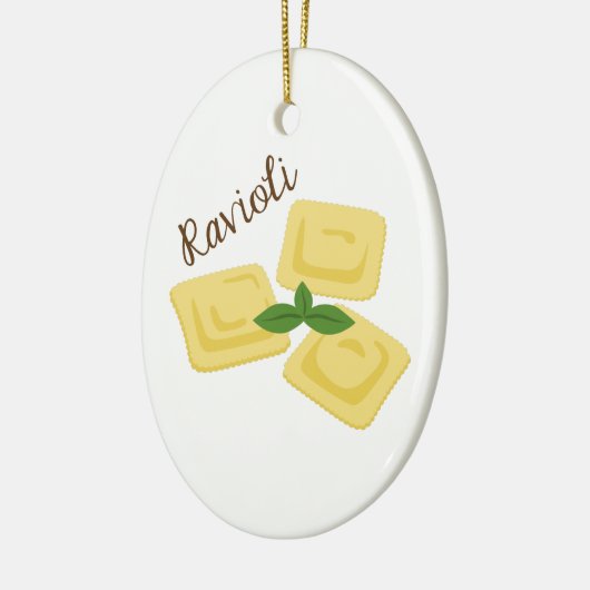 Ravioli Keramisch Ornament (Links)