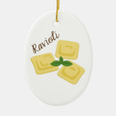 Ravioli Keramisch Ornament (Voorkant)