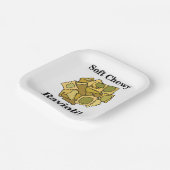 Ravioli Pasta Italiaanse voedselpartij Papieren Bordje (Gebogen)