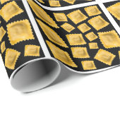 Ravioli pasta patroon cadeaupapier (Rol Hoek)