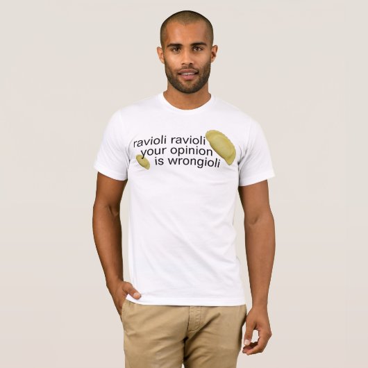 ravioli ravioli t-shirt (Voorkant volledig)
