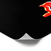 RAVISHING RED 50TH BIRTHDAY DIVA DESIGN POSTER (Hoek)