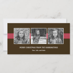 Ravishing Ribbons Vakantie Kaart / Kerst Kaart