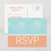 Ravishing Rozen Elegant Response Kaart (Voorkant / Achterkant)