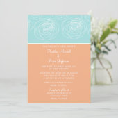 Ravishing Rozen Elegant Wedding Invitation Kaart (Staand voorkant)