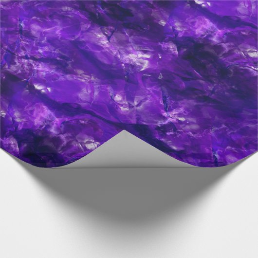 Raw Amethyst Cadeaupapier (Hoek)