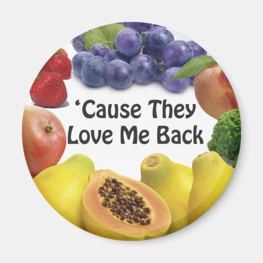 Raw Food Love Magnet (Voorkant)