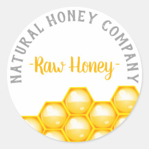 Raw Honey Ronde Sticker
