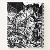 Raw Peaks – Kirchner Expressionistisch Notitieboek (Achterkant)