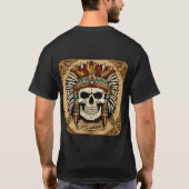 Raw Power Rhythms: Skull & Crossbones Rock Anthem T-shirt (Achterkant)