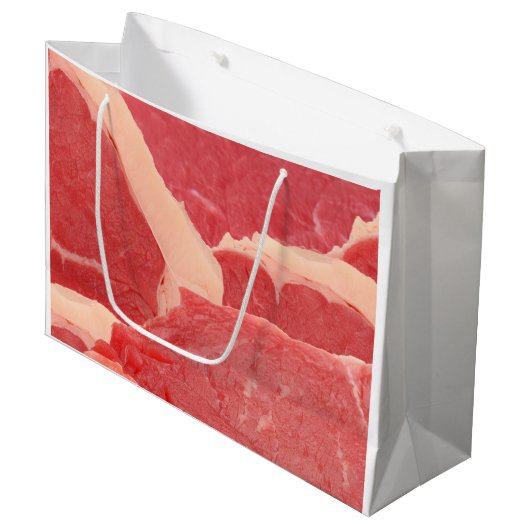 Raw-rundvlees Groot Cadeauzakje (Voorkant Gekanteld)