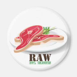 Raw Steak Organic Planet Magnets Magneet