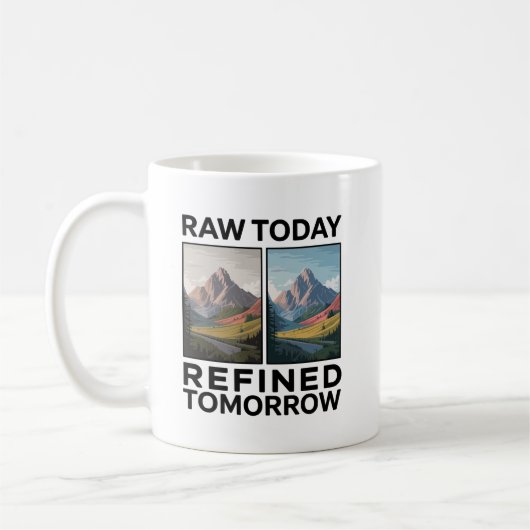 RAW Vandaag Verfijnd Morgen Koffiemok (Links)