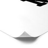 Raw Vlees Funny Raw Vat Pun Poster (Hoek)