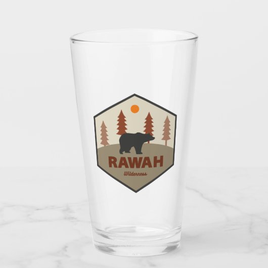 Rawah Wilderness Colorado Beer Glas (Voorkant)