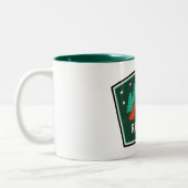 Rawah Wilderness Colorado Camping Tweekleurige Koffiemok (Links)