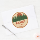Rawah Wilderness Colorado Ronde Sticker (Envelop)