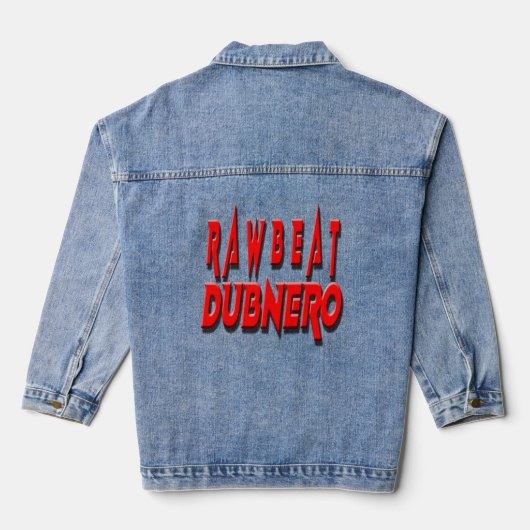 RAWBEAT DUBNERO Official Tshirt Denim Jacket (Achterkant)