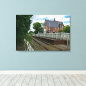 Rawcliffe Railway Station Canvas Afdruk (Insitu (Houten vloer))