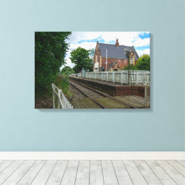Rawcliffe Railway Station Canvas Afdruk