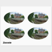 Rawcliffe Railway Station Ovale Sticker (Vel)