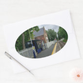 Rawcliffe Railway Station Ovale Sticker (Envelop)