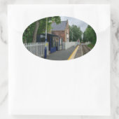 Rawcliffe Railway Station Ovale Sticker (Tas)