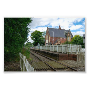 Rawcliffe spoorwegstation foto afdruk