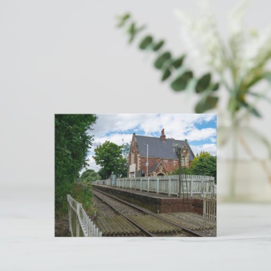 Rawcliffe treinstation briefkaart (Staand voorkant)