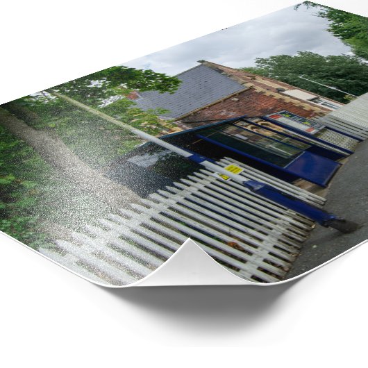 Rawcliffe treinstation foto afdruk (Hoek)