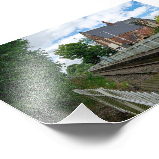 Rawcliffe treinstation foto afdruk (Hoek)
