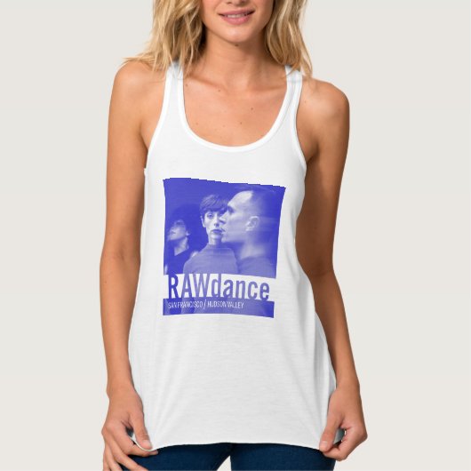 RAWdans Blurred Graphic Tank (Voorkant)