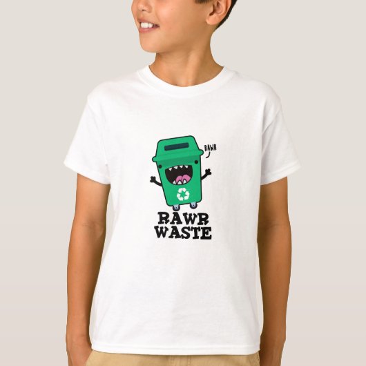 Rawls Waste Funny Garbage Pun T-shirt (Voorkant)