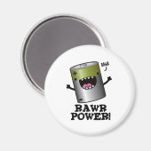 Rawpower Funny Battery Pun Magneet (Voorkant / Achterkant)