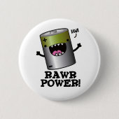 Rawpower Funny Battery Pun Ronde Button 5,7 Cm (Voorkant)