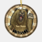 Rawr-Beer Keramisch Ornament (Voorkant)
