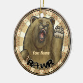 Rawr-Beer Keramisch Ornament (Links)