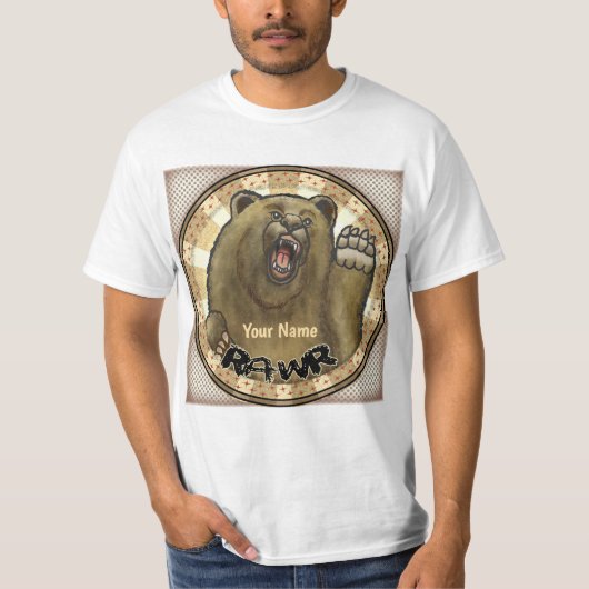 Rawr Beer T-shirt (Voorkant)
