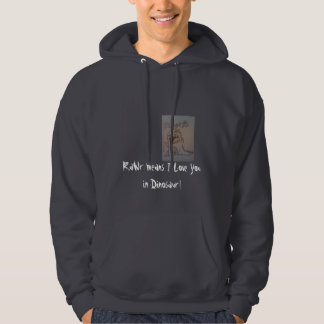 RaWr betekent dat ik van je hou in Dinosaur. Hoodie
