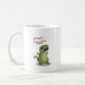 Rawr betekent dat ik van je hou in Dinosaur Koffiemok (Links)