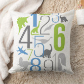 Rawr betekent dat ik van je hou in Dinosaur Pillow Kussen (Deken)