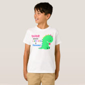 Rawr betekent dat ik van je hou in DINOSAUR shirt  (Voorkant volledig)