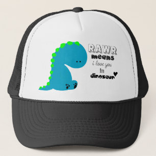 Rawr betekent dat ik van je hou in DINOSAUR shirt Trucker Pet