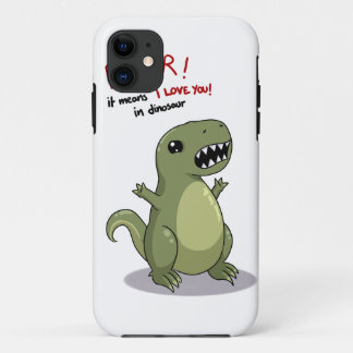 Rawr betekent dat ik van je hou in dinosaurus Case-Mate iPhone case