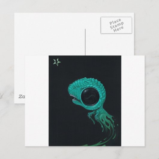 Rawr Briefkaart (Voorkant / Achterkant)