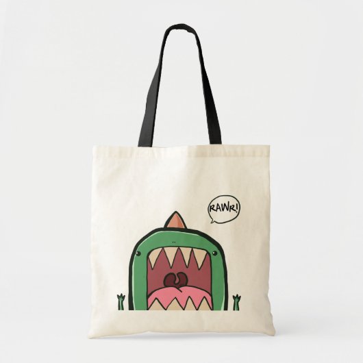 RAWR-Canvas tas (Voorkant)