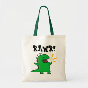 RAWR Dino - aanpasbaar! Tote Bag