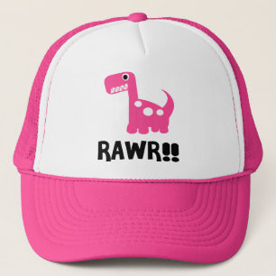 Rawr Dino Roze Trucker Pet