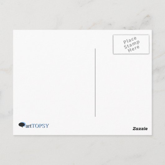 Rawr Dinosaur Briefkaart (Achterkant)