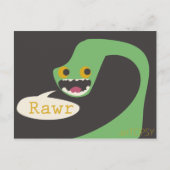 Rawr Dinosaur Briefkaart (Voorkant)